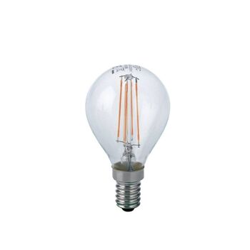 Globe Filament Ampoule LED E14 4W, 470 Lumen 4,5x7,8 cm.-LUXA-E14G-4C 1