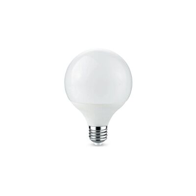 10 W SMART LED-Lampe mit dimmbarer E27-Fassung, RGB (mehrfarbig) + CCT (warmes, kaltes, natürliches Licht) mit WIFI-Funktion 14 x 9,5 cm.-SMART-E27G95-RGBCCT