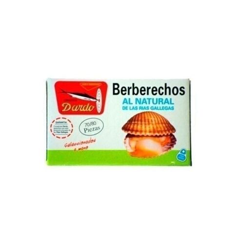 Berberechos al natural de Rias Gallegas OL-120, 70/80u. Dardo