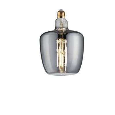 Ampoule fumée décorative LED LUXA 8W, douille E27, lumière naturelle 22,5x16 cm.-I-LUXA-S-E27-TD160