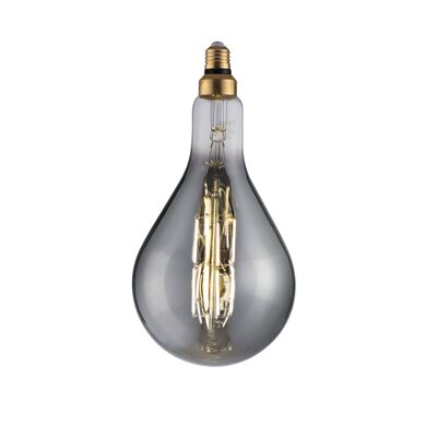 LUXA 8W LED decorative smoke bulb E27 socket, natural light 32x16 cm.-I-LUXA-S-E27-GLS160