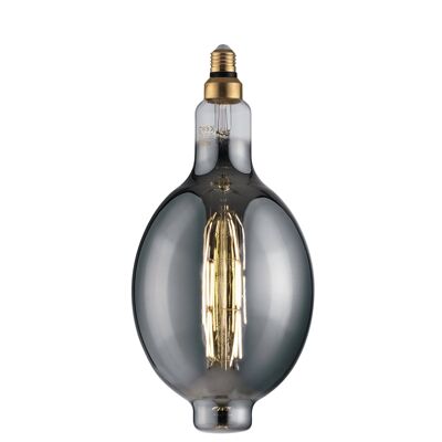 Ampoule fumée décorative LED LUXA 8W, douille E27, lumière naturelle 38,5x18 cm.-I-LUXA-S-E27-BT180