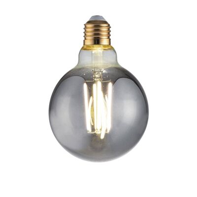 Ampoule LED LUXA décorative globe fumée 8W douille E27, lumière naturelle-I-LUXA-S-E27-G95