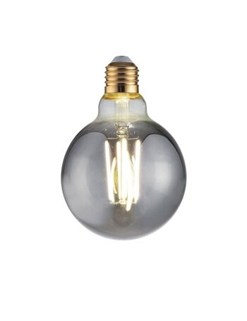 Ampoule LED LUXA décorative globe fumée 8W douille E27, lumière naturelle-I-LUXA-S-E27-G95 1