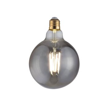 Ampoule LED LUXA décorative globe fumée 8W douille E27, lumière naturelle-I-LUXA-S-E27-G95 2