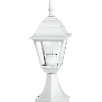 Roma outdoor table lantern in die-cast aluminum with glass diffuser (1xE27)-LANT-PALETTO