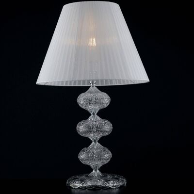 Lampe Incanto en verre cristal et finitions de couleur chrome-I-INCANTO/LG1