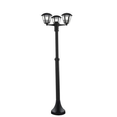 Cloe LED pole lantern for outdoor use in die-cast aluminum with polycarbonate diffuser-LANT-CLOE/P3