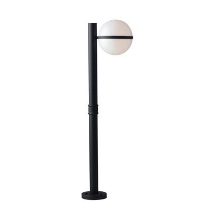 Orbit Outdoor Post in PMMA Acrylic and Black Cast Aluminum Base (1XE27)-LANT-ORBIT/P1