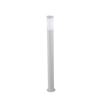Tokyo outdoor pole in stainless steel with polycarbonate diffuser. Finishes in white, bronze and brushed nickel (1XE27)-I-TOKYO-P BCO