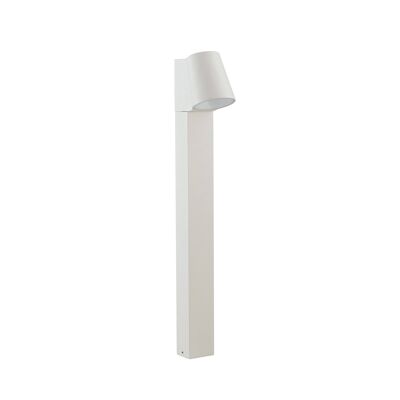 Sintesi pole in aluminum with integrated LED, embossed white or black finish-LED-SINTESI-P BCO