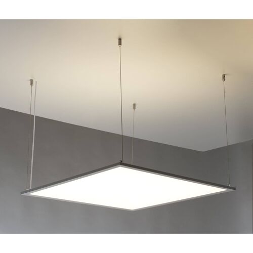 Pannello LED 40W in alluminio con finitura bianca e doppia emissione di luce, luce naturale-LED-PANEL-60X60-BIS