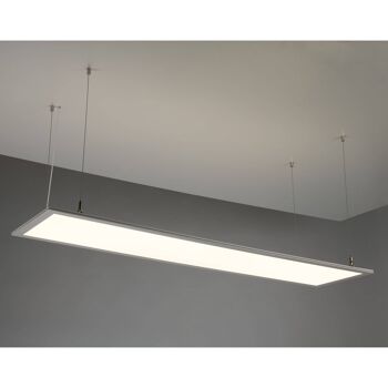 Panneau LED 40W en aluminium avec finition blanche et double émission de lumière, lumière naturelle-LED-PANEL-60X60-BIS 3