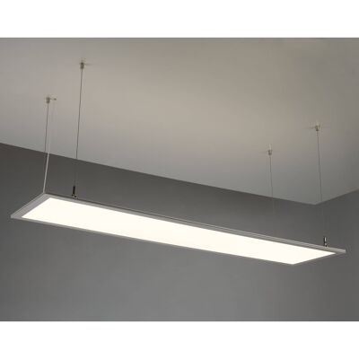 Pannello LED 40W in alluminio con finitura bianca e doppia emissione di luce, luce naturale-LED-PANEL-30X120-BIS