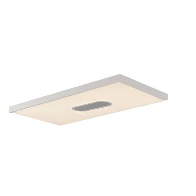 Panneau LED avec haut-parleur Bluetooth, Dimmer + CCT (lumière chaude, naturelle et froide) et télécommande.-LED-PANEL-30X60-DJ