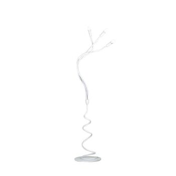 Lampadaire Lover en métal flexible recouvert de silicone noir ou blanc (3XE14)-I-LOVER-PT3-BCO 1