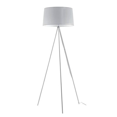 Marilyn floor lamp in metal with fabric lampshade (1XE27)-I-MARILYN-PT BCO