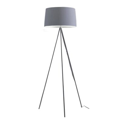 Marilyn floor lamp in metal with fabric lampshade (1XE27)-I-MARILYN-PT GR