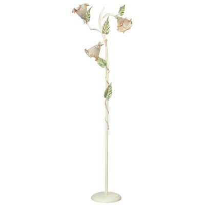 SPRING floor lamp in hand-decorated metal and glass diffuser-I-SPRING/PT3