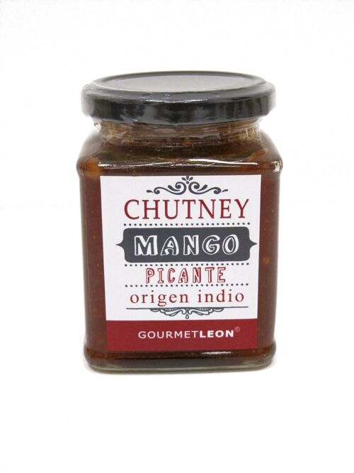 Chutney de mango picante 250gr. Gourmet Leon