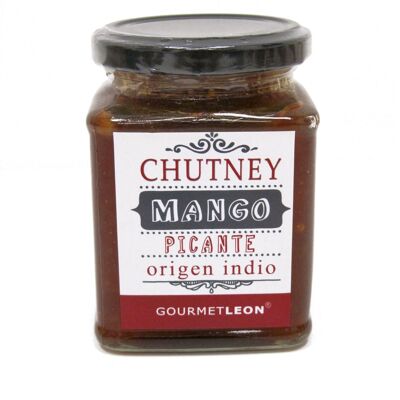 Chutney de mangue épicé 250gr. Léon gastronomique