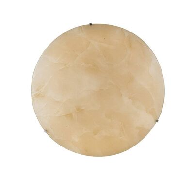 CANOVA ceiling lamp in glass decorated in glossy amber or white marble-I-CANOVA/PL45 AMB