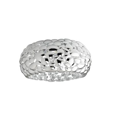 Dioniso ceiling light in chromed or white metal, available in two sizes-I-DIONISO-PL35-CR