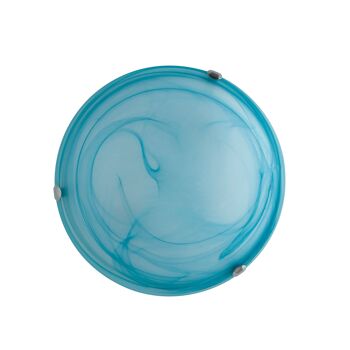 Plafonnier Duna en verre ombragé de différentes couleurs 50 cm.-32/04210 3