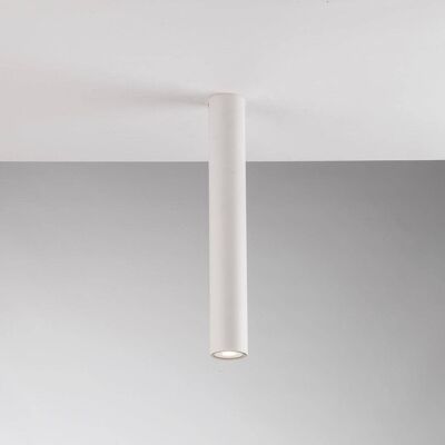 Lámpara de techo Fluke con estructura tubular en metal cromado. Disponible en tres tamaños (1XGU10)-I-FLUKE-PL40 BCO