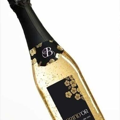 Brind'OR with gold leaf 20cl. Brind'OR
