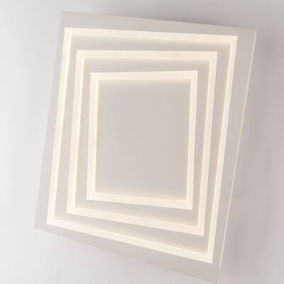Hypnotic LED ceiling light 74W, in white aluminum and color temperature change system with internal switch-LED-HYPNOTIC-PL50
