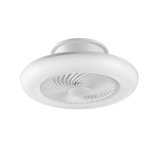 Plafoniera LED con ventilatore Aliseo 40W bianco, CCT dimmerabile con funzione WIFI e telecomando incluso-LED-ALISEO-INT