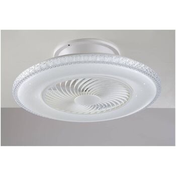 Plafonnier LED avec ventilateur Borea 40W en acrylique blanc-LED-BOREA-INT 4