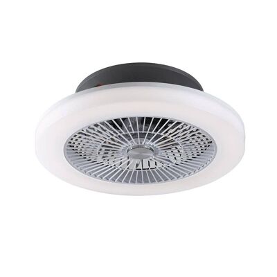 LED ceiling lamp with Foehn fan 40W in white acrylic-LED-FOEHN-INT