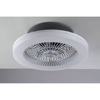 Plafonnier LED avec ventilateur Foehn 40W en acrylique blanc-LED-FOEHN-INT 2