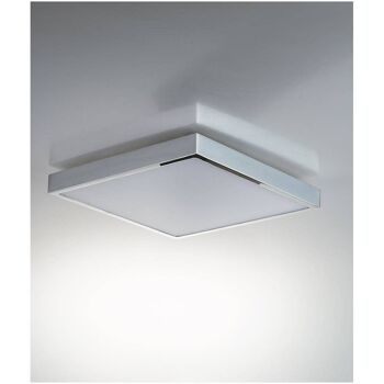 Plafonnier LED Domo 24W en aluminium chromé, lumière naturelle-LED-DOMO-Q24 4