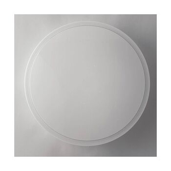 Plafonnier LED Ego en acrylique blanc effet ciel étoilé-I-EGO-PL60INT 2