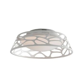 Plafonnier LED Maui avec structure en métal blanc mat-LED-MAUI-PL47 BCO 2