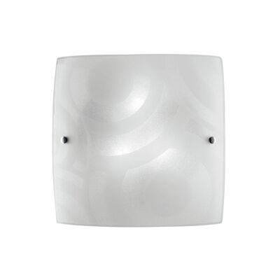 Lámpara de techo MIRO en cristal curvo con decoración granalla-I-MIRO/PL40