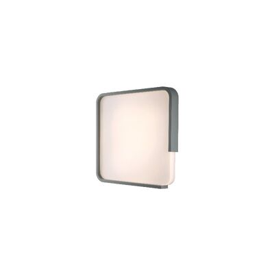 Plafón LED Wayout 40W, en color gris con difusor blanco satinado y sistema de cambio de temperatura de color con interruptor interno-I-WAYOUT-PL50