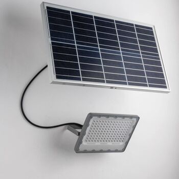 Projecteur extérieur Athos avec panneau solaire inclus et disponible avec LED SMD 100-200-300W-LED-ATHOS-SOLAR 100 1