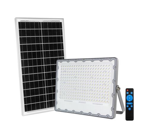 Proiettore per esterni Athos con pannello solare incluso e disponibile con LED SMD 100-200-300W-LED-ATHOS-SOLAR 200