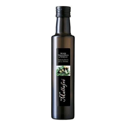Virgin olive oil with Thyme 250ml. Mallafré