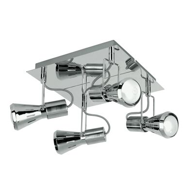 Spot CADILLAC in chromed metal with adjustable light points-SPOT-CADILLAC-PL4