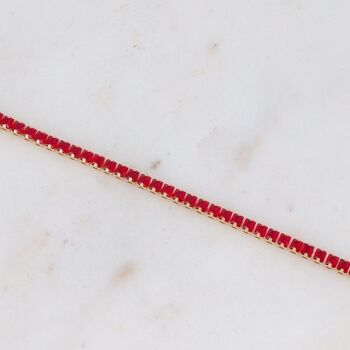 Bracelet Deanna - doré ruby 4