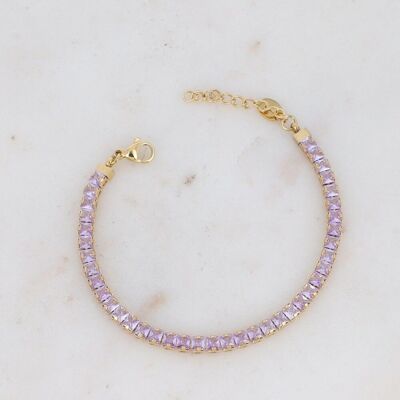 Pulsera Deanna - oro violeta