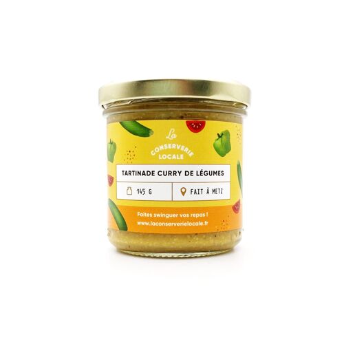 Tartinade Curry de Légumes 145g