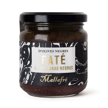 Pâté aux olives noires 185gr. Mallafré