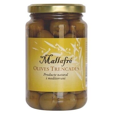 Hojiblanca Olives Split 225gr. Mallafré