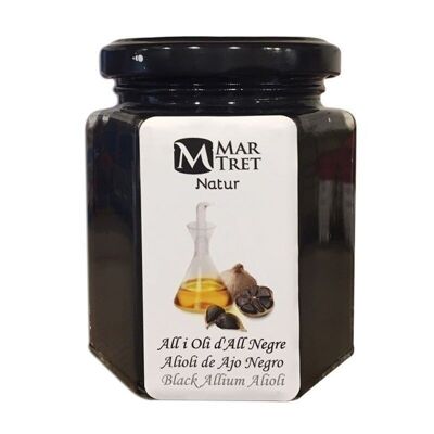 Alioli à l'ail noir maison 190gr. Mar-Tret